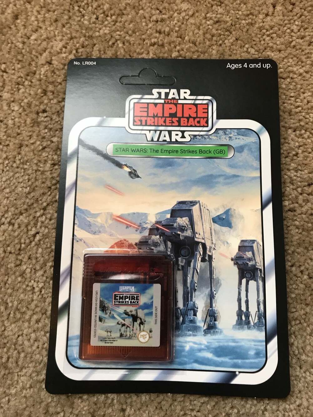 STAR WARS: THE EMPIRE STRIKES BACK Gameboy (GB) CLASSIC EDITION LIMITED RUN